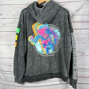 Hyper Space Hoodie NASA Astronaut graphic Size L